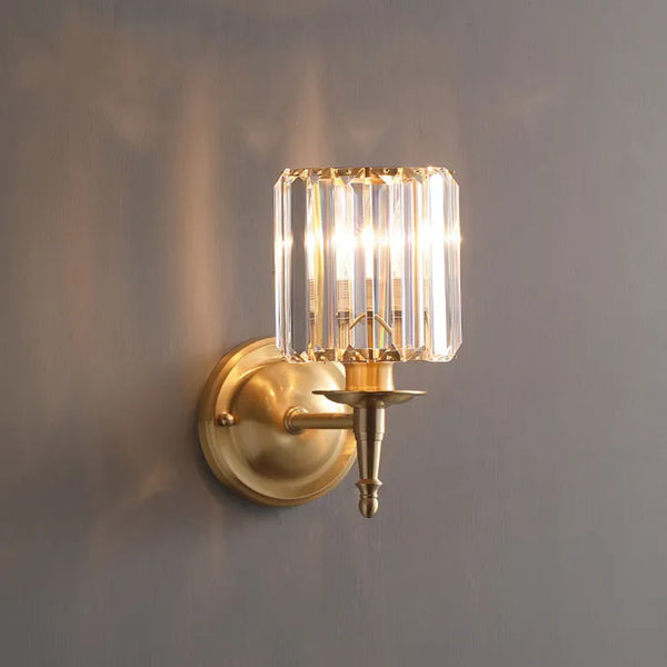 Vintage Luxe Kristallen Wandlamp - wandlampen