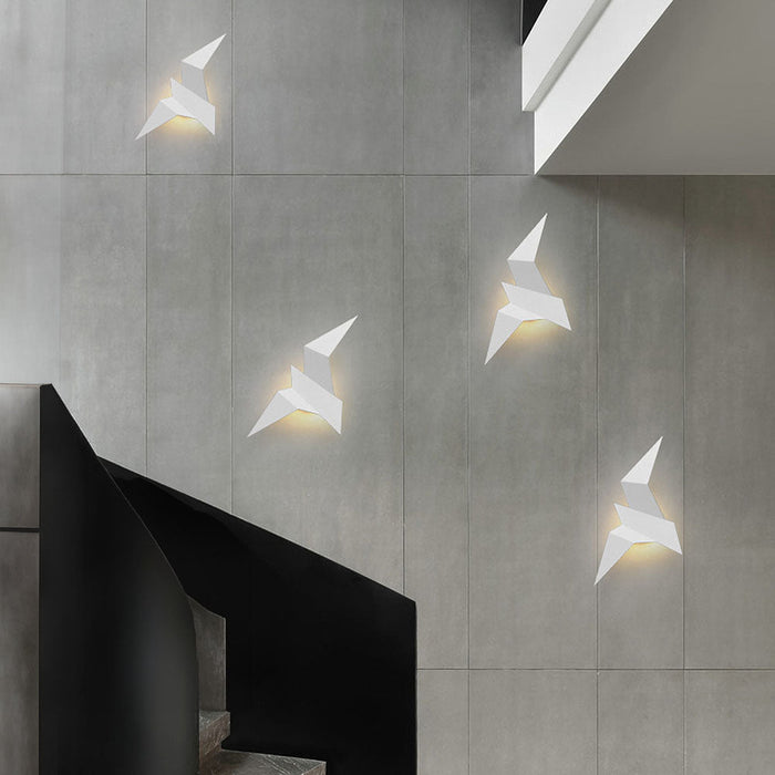 Creatieve Ijzeren Vogel Vorm Wandlamp - wandlampen - sfeerbeeld