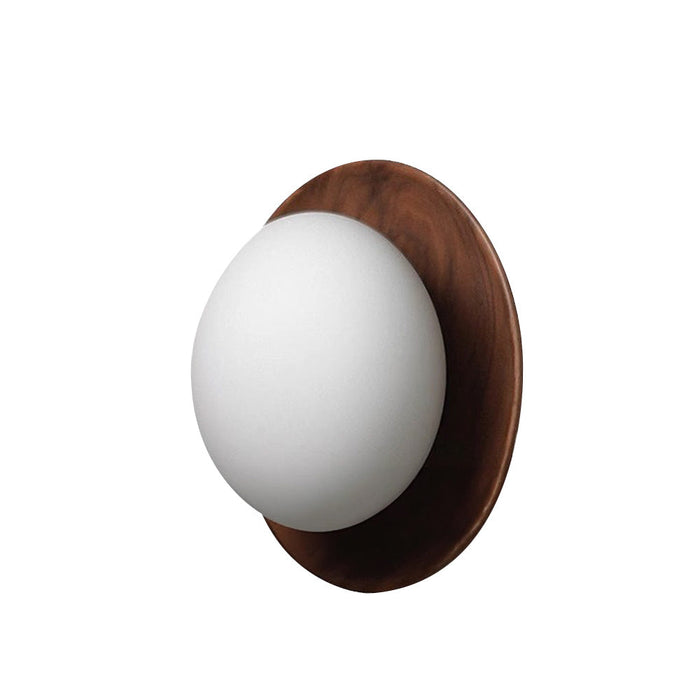 Natuurlijk Hout Wit Eenvoudige Wandlamp - wandlampen - close-up