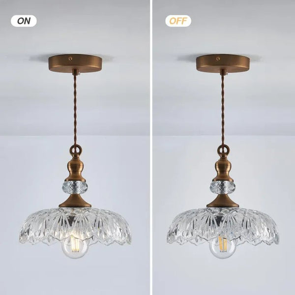 Mini Keukeneiland Glazen Hanglamp - hanglampen - gemonteerd