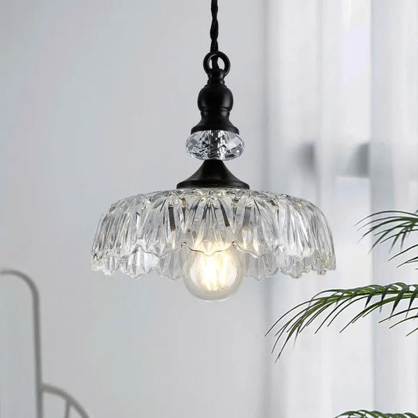 Mini Kitchen Island Glass Pendant Lamp