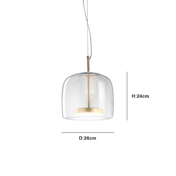 Chic Hotel Glass Pendant Lamp