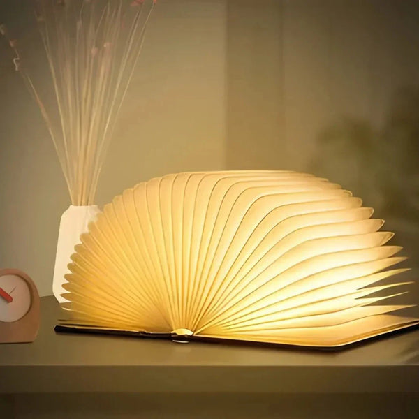 Betoverde Boekenlamp Voor Op Tafel Met Warm Licht - lamp - zijaanzicht