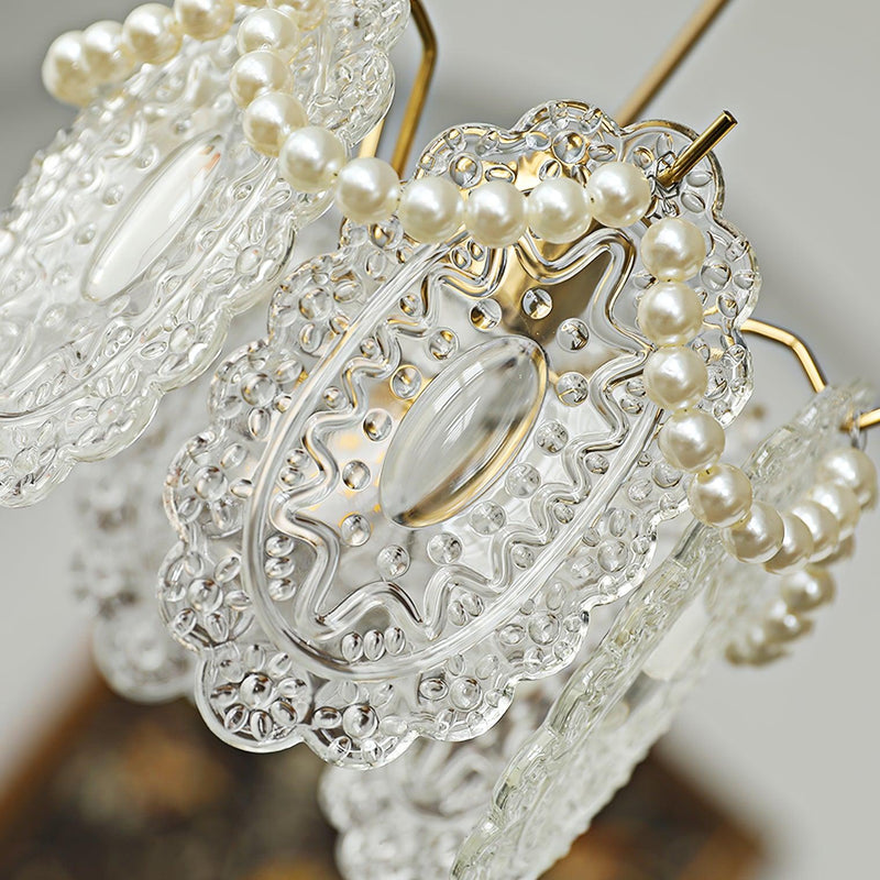 Bloemen Glazen Hanglamp - hanglampen - sfeerbeeld