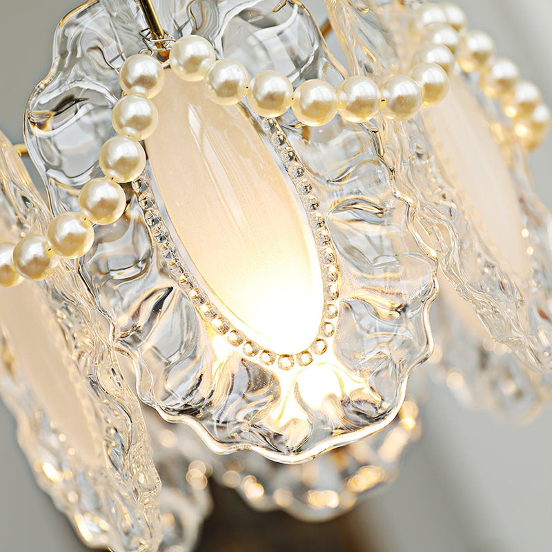Bloemen Glazen Hanglamp - hanglampen - detail