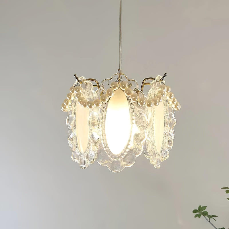 Bloemen Glazen Hanglamp - hanglampen - detail