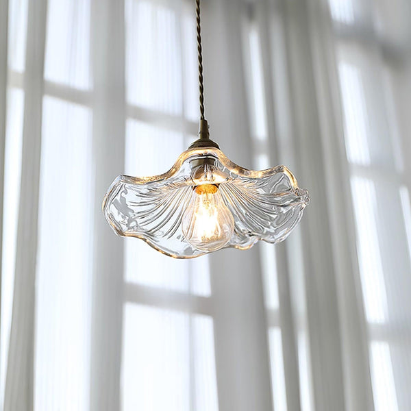 Bloem Glazen Hanglamp - hanglampen - gemonteerd