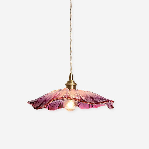 Bloem Glazen Hanglamp - hanglampen - sfeerbeeld