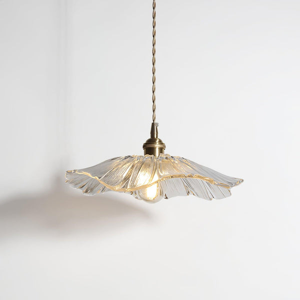 Bloem Glazen Hanglamp - hanglampen - close-up