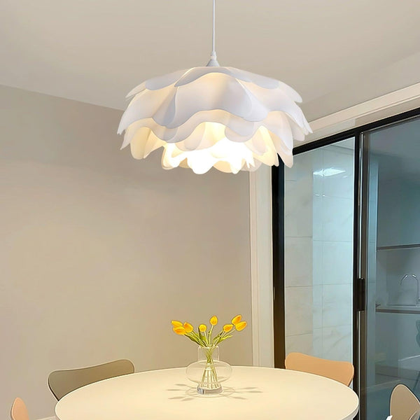 Witte Hanglamp In Bloemvorm - hanglampen - afmetingen