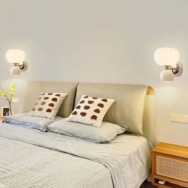 Moderne Led Wandlampen Crème - wandlampen - sfeerbeeld