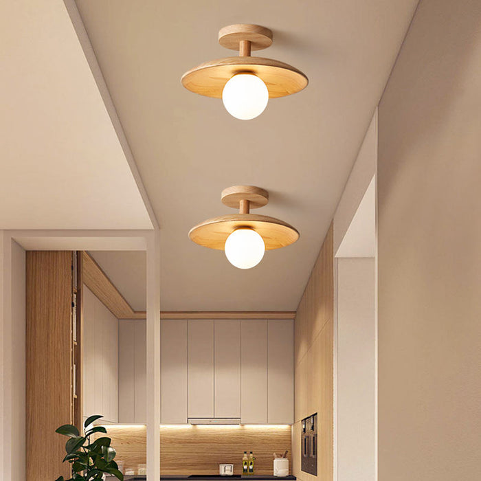 Japanse Plafondlamp - plafondlamp - in de kamer