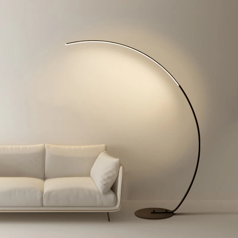 NordicGlow Slimline LED Vloerlamp - vloerlamp - verlicht