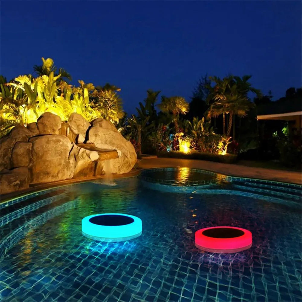 LUMISPHERE RGB Drijvende Zwembadlamp - buitenverlichting - zijaanzicht