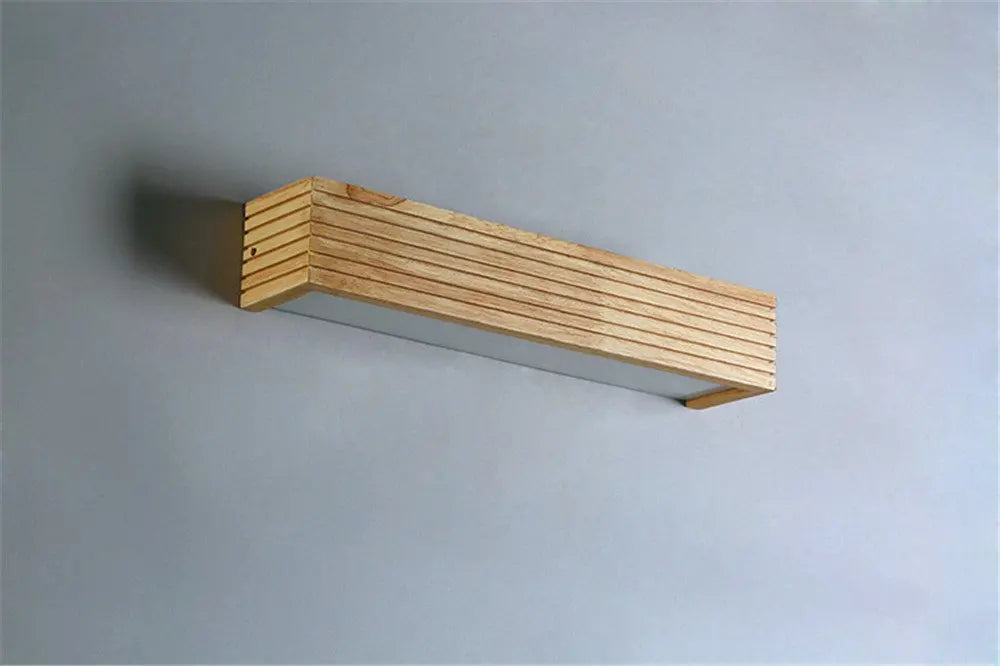 LignoGlow Moderne Houten LED Wandlamp - wandlamp - afmetingen