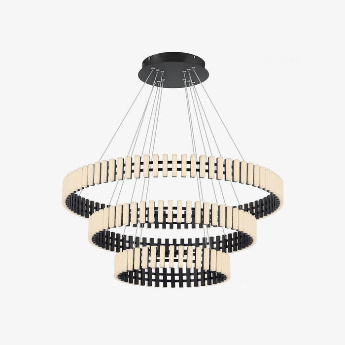 Elegant Hanging LED Chandelier with Warm, Neutral and Cool Light
