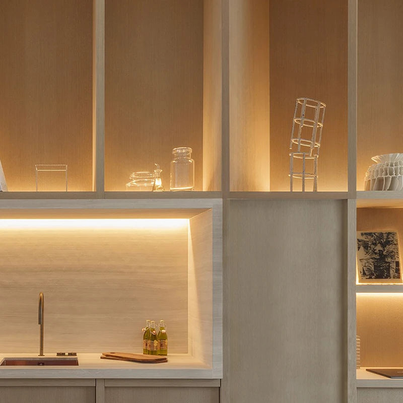 LUMISHELF Onzichtbare LED Strip voor 18mm Planken - verlichting - sfeerbeeld