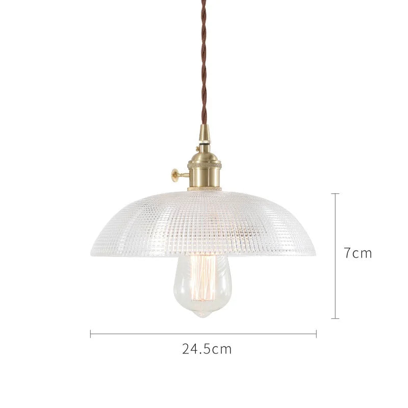 AeroNord LumiSphere Hanglamp – Nordic Japan Stijl Glazen Pendant - hanglampen - close-up