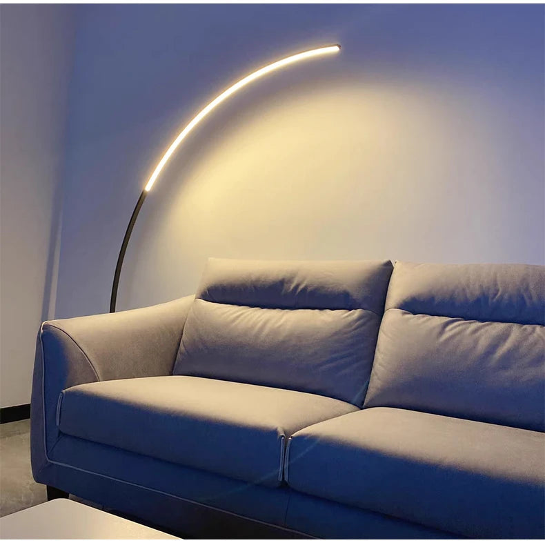 NordicGlow Slimline LED Vloerlamp - vloerlamp - verlicht