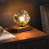 Ice Stone Glass Atmospheric Table Lamp