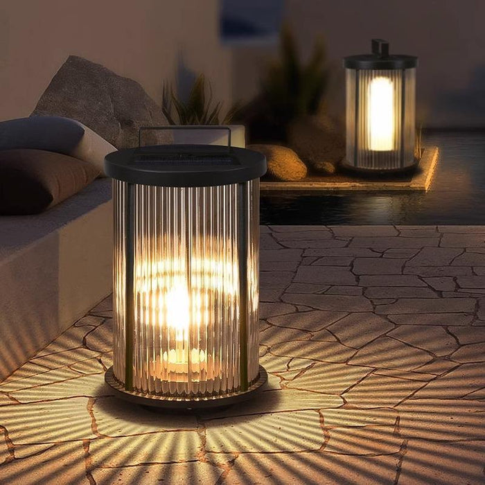 Kristal Glazen Buitenlamp - buitenverlichting - in de kamer