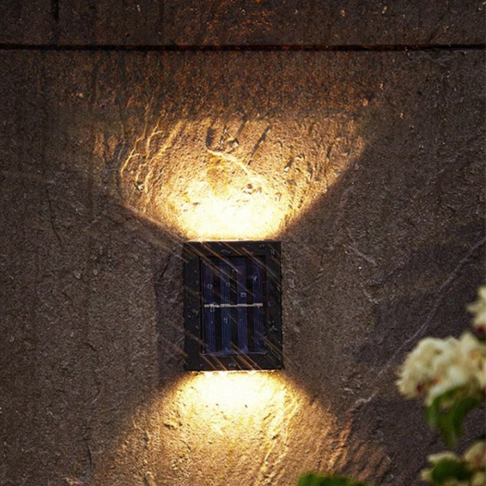 Draadloze Led Solar Wandlampen Deluxe - wandlampen - detail