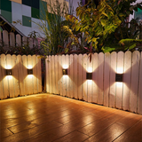 Wireless LED Solar Wall Lamps Deluxe