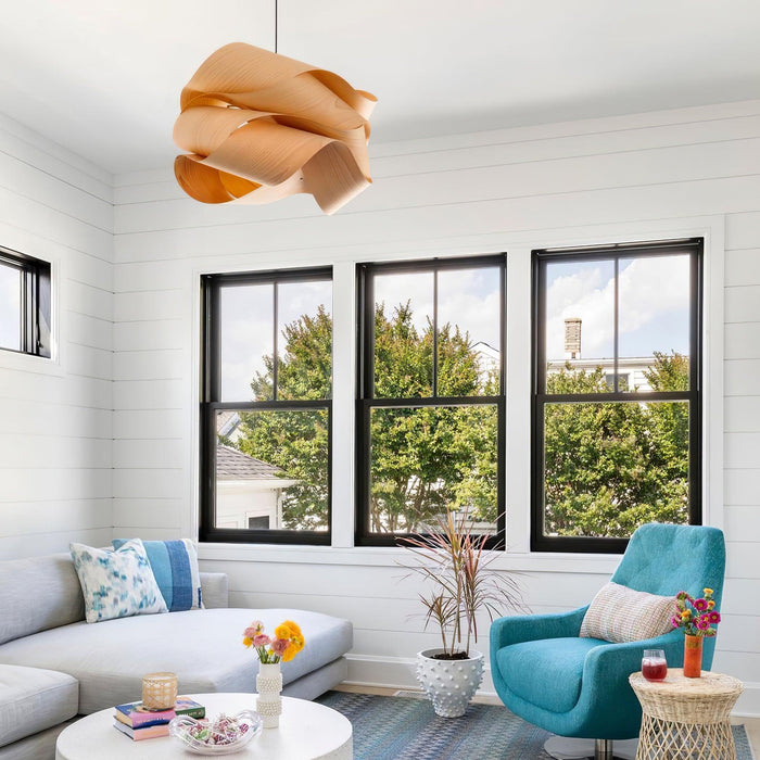 Houten Moderne Hanglamp Voor In De Eetkamer - hanglampen - verlicht