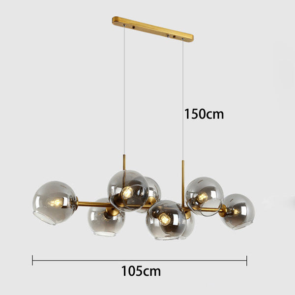 Moderne Minimalistische Kroonluchter Eettafel - hanglampen - verlicht