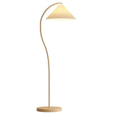 Modern LED fabric floor lamp