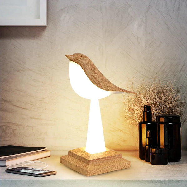 Exclusive table lamp in the shape of a bird