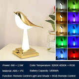 Exclusive table lamp in the shape of a bird