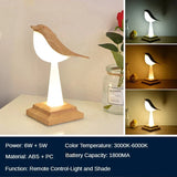 Exclusive table lamp in the shape of a bird