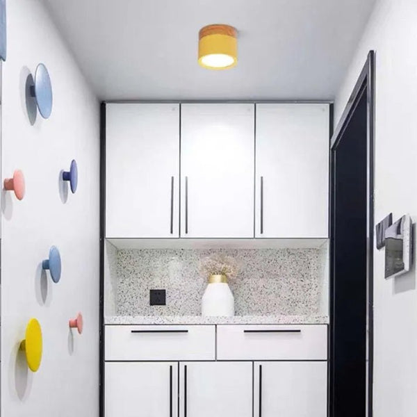 Nordic Cilinder Led Plafondlampen Voor Gangen - plafondlamp - sfeerbeeld