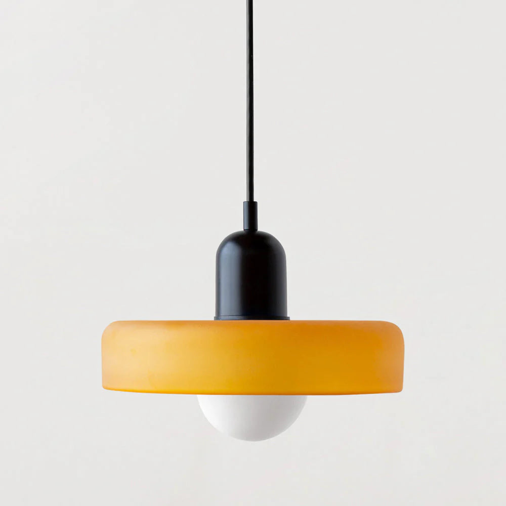 Bauhaus Hanglamp Van Gekleurd Glas - hanglampen - in de kamer