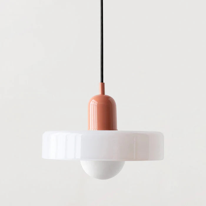Bauhaus Hanglamp Van Gekleurd Glas - hanglampen - sfeerbeeld