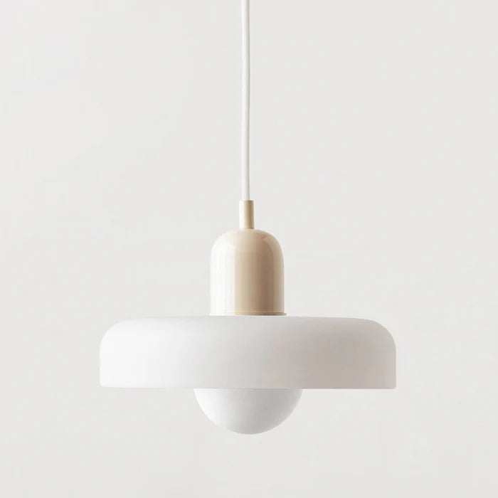 Bauhaus Hanglamp Van Gekleurd Glas - hanglampen - zijaanzicht