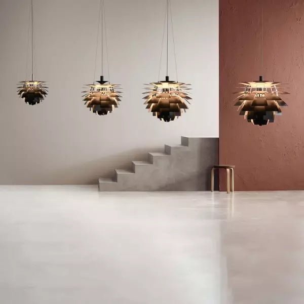 Moderne Artisjok Metalen Hanglamp - hanglampen - materiaaldetail