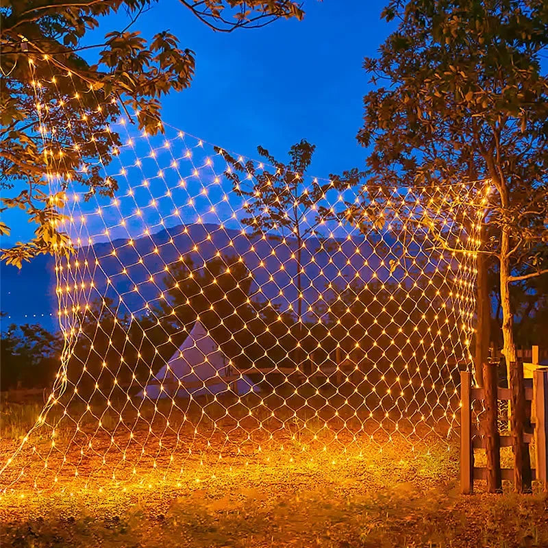 LED Kerstverlichting Netvormig - buitenverlichting - in de kamer