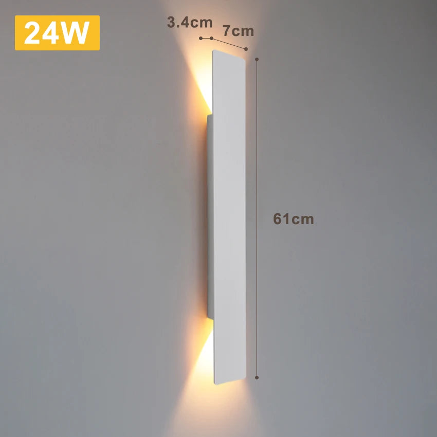 LumaShield Duo – LED Wandlamp Zwart & Wit - wandlamp - verlicht