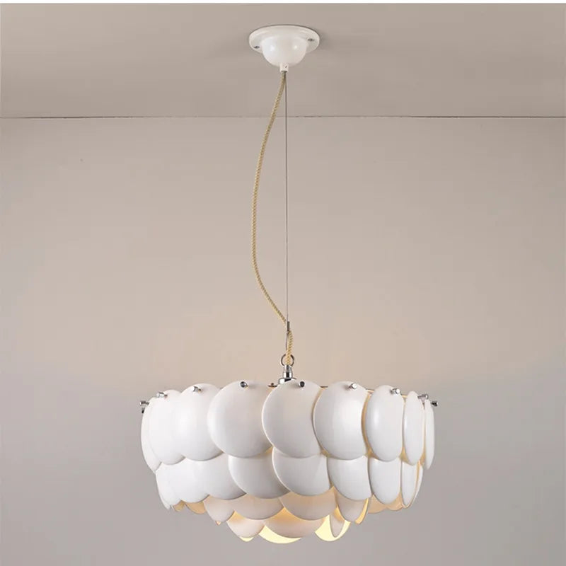 French Handmade Luxury Ceramic Chandelier