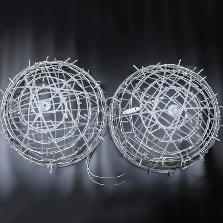 Kerst LED Rotanbal Slinger – Warme Feestverlichting & Buiten Fairy Garden Kerstverlichting - buitenverlichting