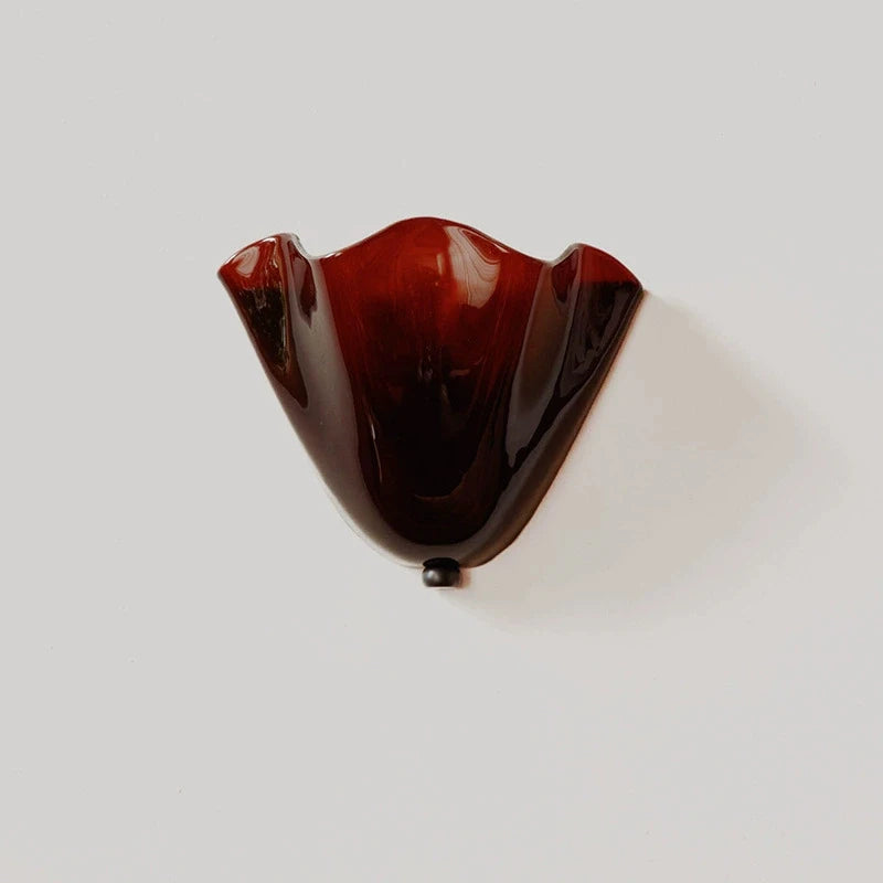 LumiBelle Wabi-Sabi Wall Lamp in Colored Glass