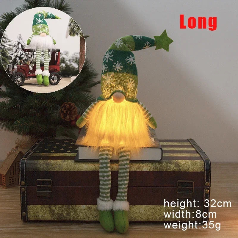LUMIGNOME – LED Kerst Kabouter Zonder Gezicht - buitenverlichting