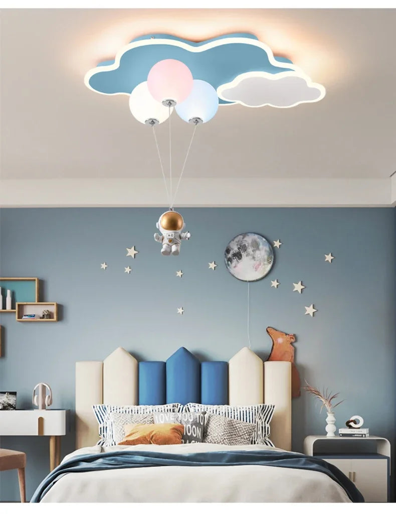 Nordic Astronaut Cloud LED Hanglamp - plafondlamp - gemonteerd