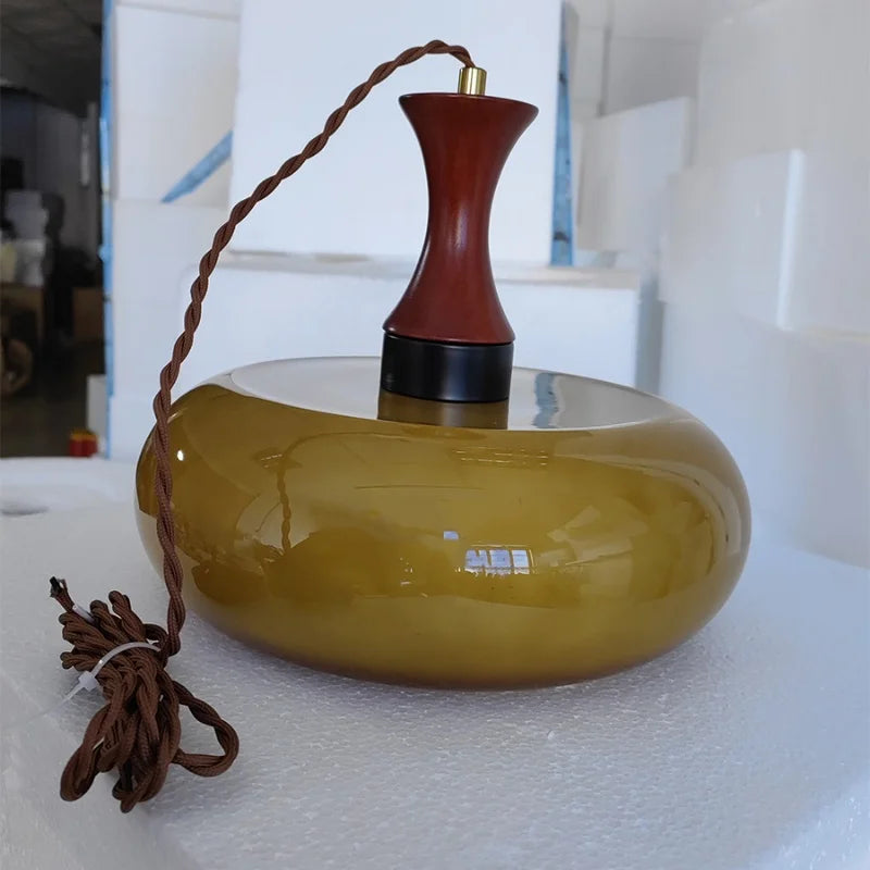 AmberGlow Vintage LED Hanglamp - hanglampen - zijaanzicht