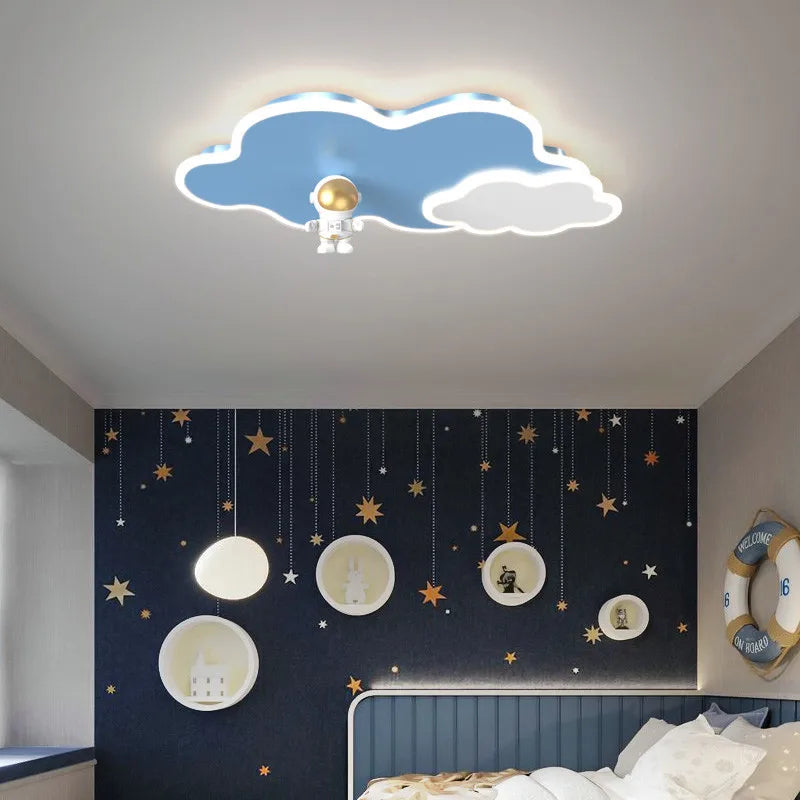 CosmoGlow Astronaut Cloud Ceiling Lamp