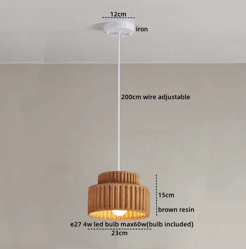 LumiCream – Nordic Moderne LED Hanglamp - plafondlampen - materiaaldetail