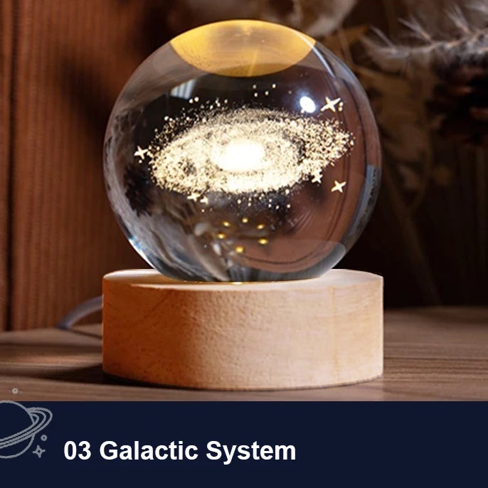 Lumea Galaxy Kristallen Nachtlamp - tafellampen - sfeerbeeld