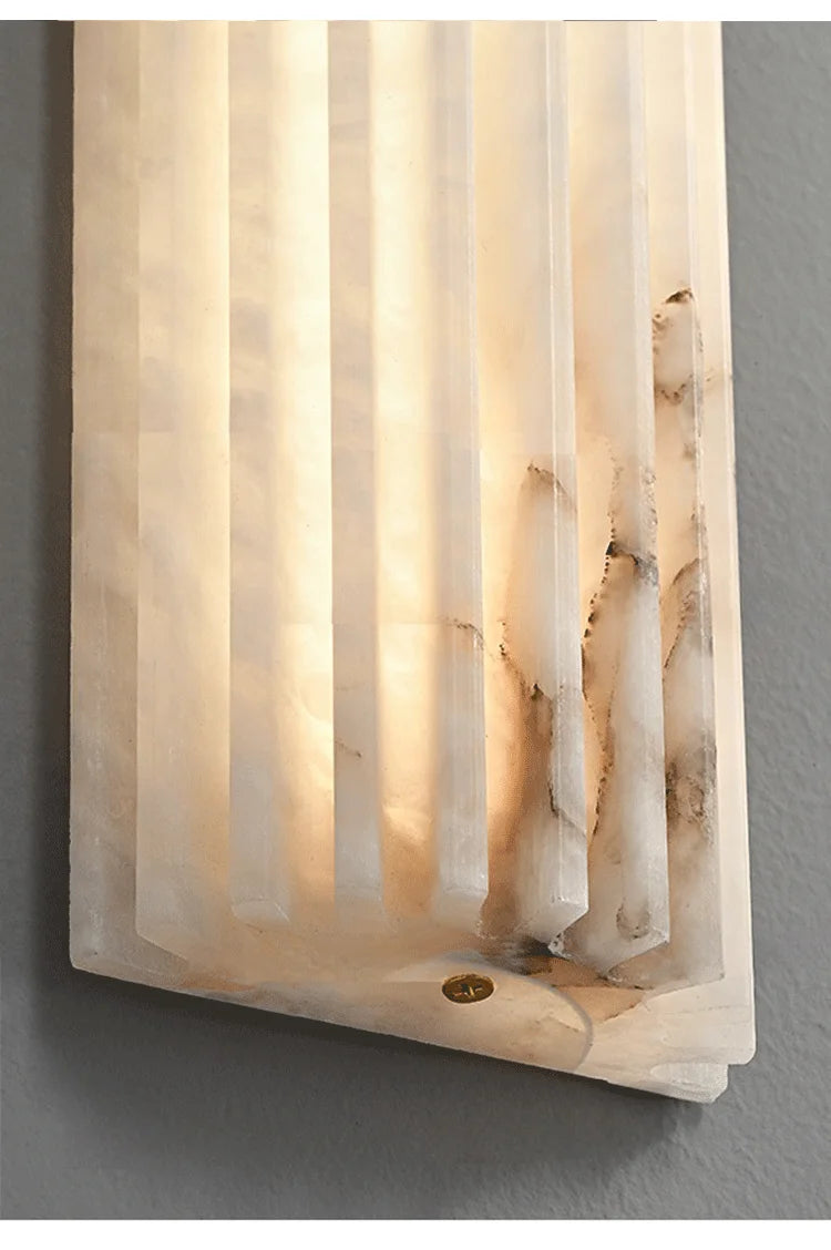 MarbellaLuce Moderne Marmeren Wandlamp - wandlamp - materiaaldetail